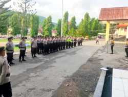 Polres Buton, Gelar Apel Pengamanan Natal