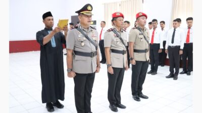 Jabatan Kasat Reskrim dan Kabag Ren Polres Buton Resmi Berganti, Ini Pesan Kapolres
