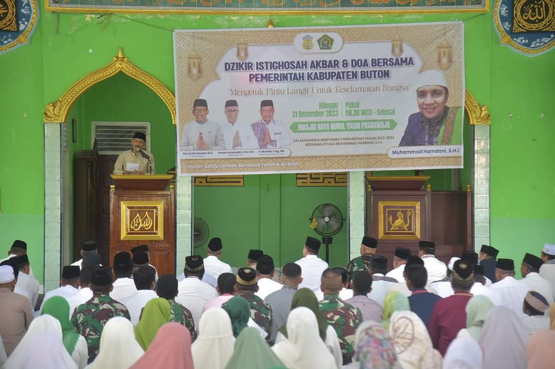 Sambut Tahun Baru 2024 Pemkab Buton Gelar Doa Bersama