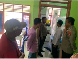 Wakapolres Buton Pantau Pengembalian Kotak Suara di PPK