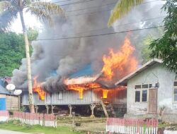 Diduga Akibat Korsleting Listrik, Rumah Warga Wangu-Wangu Ludes Terbakar