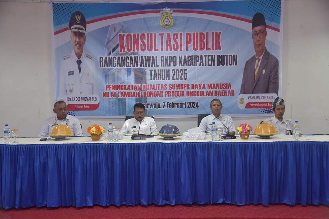 Pemkab Buton Gelar Konsultasi Publik Awal RKPD 2025
