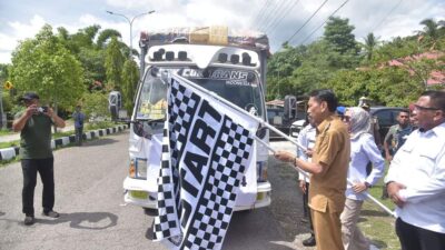 Pj Bupati Buton Lepas Logistik Pemilu