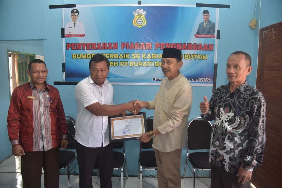 Bumdes Desa Dongkala Terbaik di Kabupaten Buton
