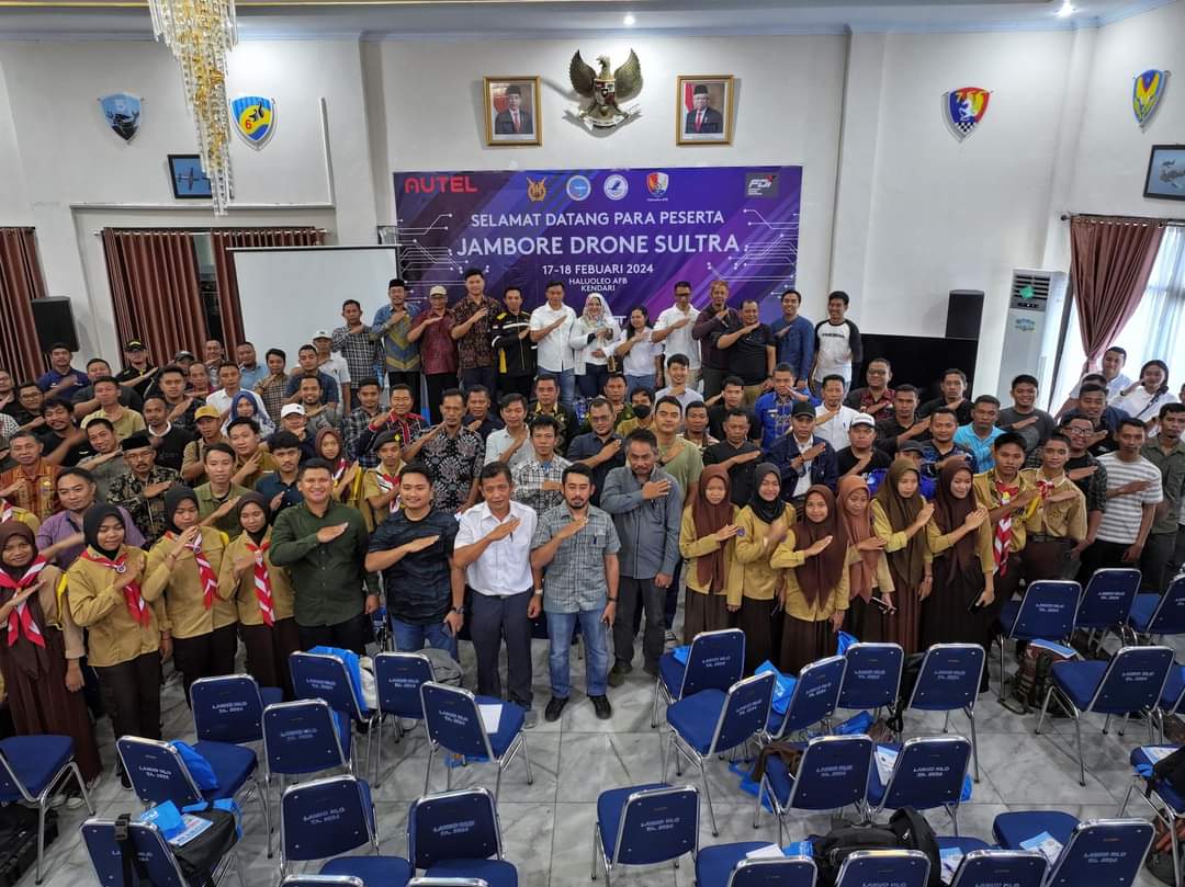 TNI AU Haluoleo Undang Dinas Terkait Hadiri Jambore Drone Sultra