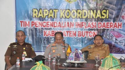 Pj. Bupati Buton Ikuti Rakor Pengendalian Inflasi Nasional