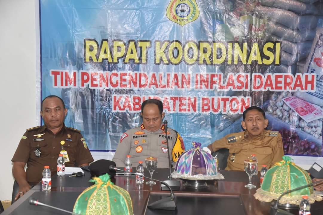 Pj. Bupati Buton Ikuti Rakor Pengendalian Inflasi Nasional