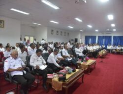 Pj Bupati Gelar Rakor Bersama Camat, Kades dan Lurah