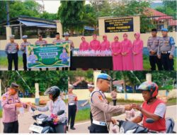 Semarak Ramadhan, Polres Buton Bagi Takjil Gratis ke Pengendara