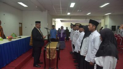 Sekda Buton Lantik Pj. Kades Wakalambe dan PAW BPD Boneatiro