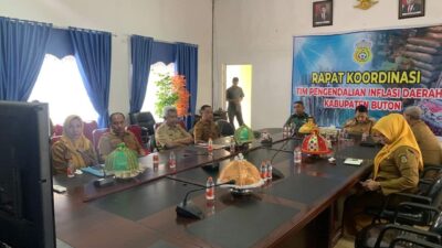 Jelang Ramadan, Pj Bupati Buton Hadiri Rapat Pengendalian Inflasi Dipimpin Mendagri