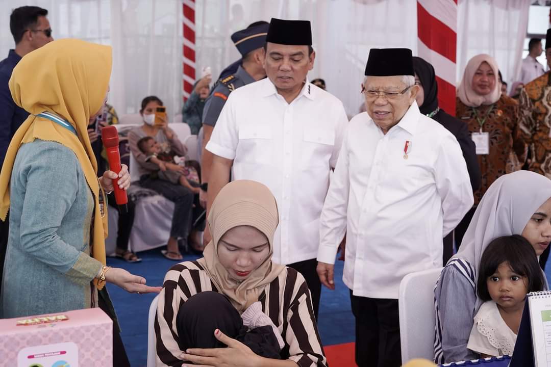 Wapres Tinjau Penanganan Stunting di Kendari