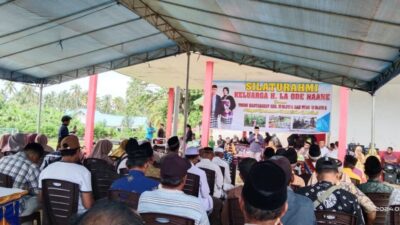 Mantap Nyalon Bupati Buton, H La Ode Naane Silaturahim dengan Masyarakat Wolowa