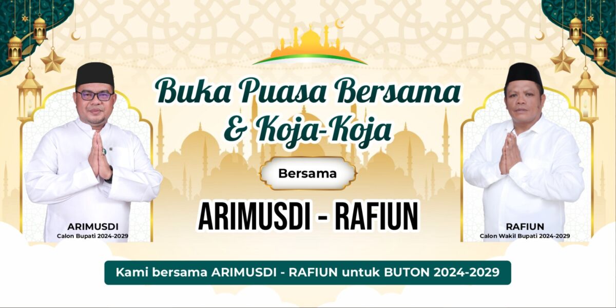 Lima Partai Non Seat di Buton Deklarasi Dukung Paslon Bupati Arimusdi-Rafiun ( Arif)