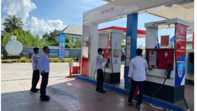 Polres Buton Sidak Pertamina H Rauf Gapulu