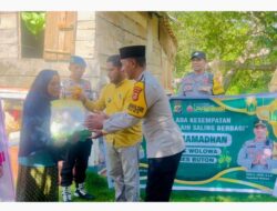 Polsek Wolowa Berbagi Paket Ramadan
