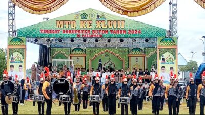 Dibuka Pawai Ta’aruf, MTQ ke 48 Kabupaten Buton Resmi Digelar