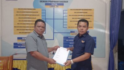 Partai NasDem Buka Pendaftaran Cakada, Pasangan Arimusdi – La Ode Rafiun Pendaftar Pertama