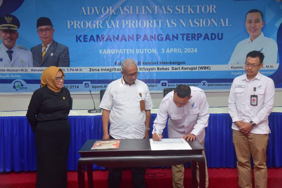 Sekda Buton : Pelaku Ekonomi Harus Jaga Kualitas Pangan dan Aman untuk Dikonsumsi