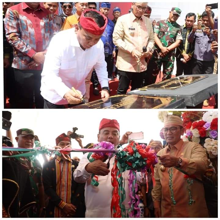Pj. Gubernur Sultra Resmikan Kantor Bupati Buton Tengah
