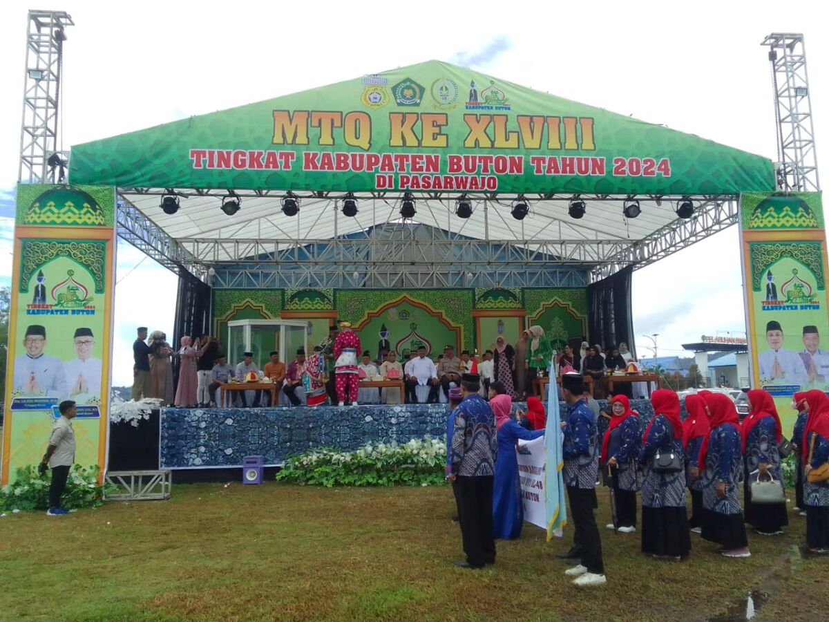 Dibuka Pawai Ta'aruf, MTQ ke 48 Kabupaten Buton Resmi Digelar