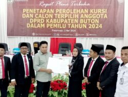 KPUD Buton Gelar Rapat Pleno Penetapan Calon  Anggota DPRD Terpilih