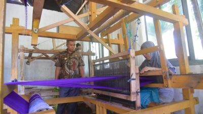 Pj Bupati Buton Tinjau Persiapan Lomba Desa dan Tenunan Wabula