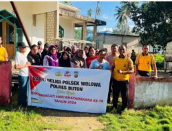 Polsek Wolowa Polres Buton Gelar Bakti Religi