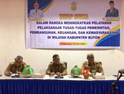 Pj. Bupati Buton Tatap Muka dengan para Kades dan Camat