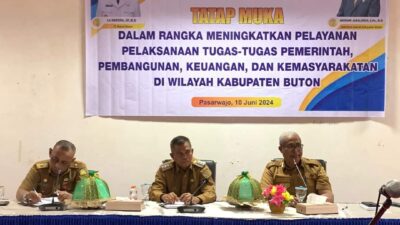 Pj. Bupati Buton Tatap Muka dengan para Kades dan Camat