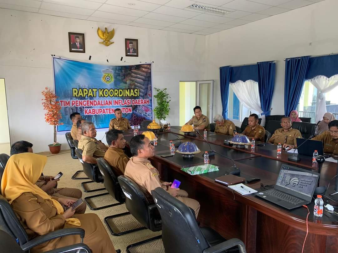 Pj. Bupati Buton Ikuti Rakor Pengendalian Inflasi dan Penanganan TBC