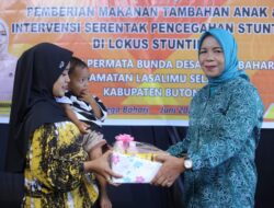 Cegah Stunting, Ketua TP PKK dan Ketua DWP Lakukan Kunjungan Lapangan