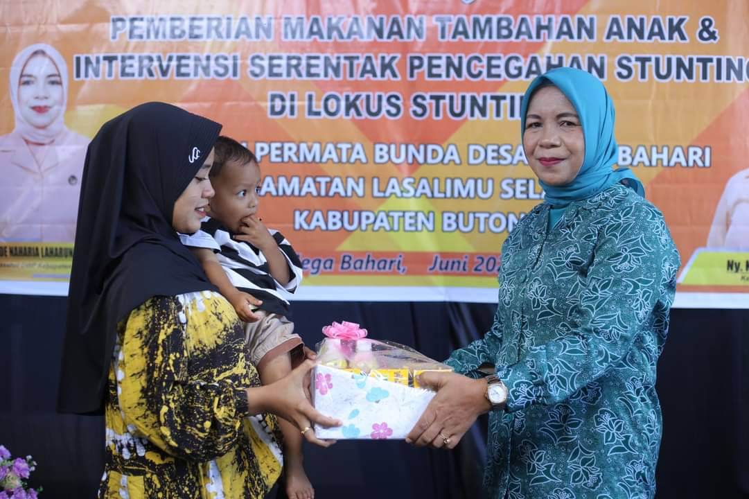 Cegah Stunting, Ketua TP PKK dan Ketua DWP Lakukan Kunjungan Lapangan