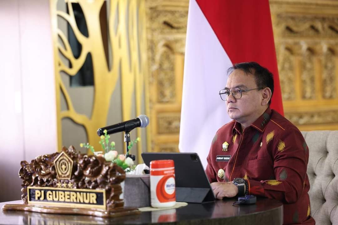 Pj. Gubernur Sultra Ikuti Rakor Kesiapan Pilkada tahun 2024