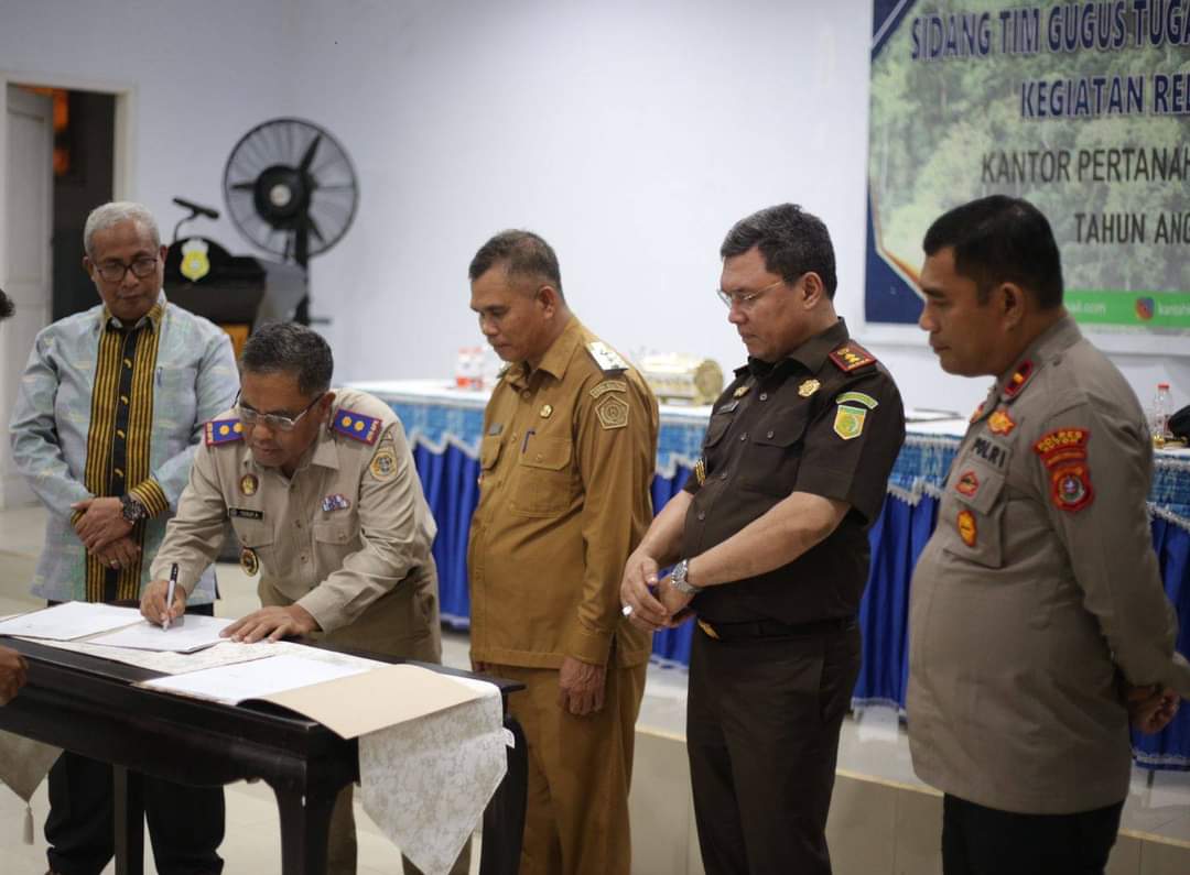 Pertanahan Buton Gelar Sidang Gugus Tugas Reforma Agraria