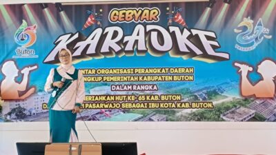 Meriahkan HUT Buton, Pemkab Gelar Lomba Karaoke antar OPD