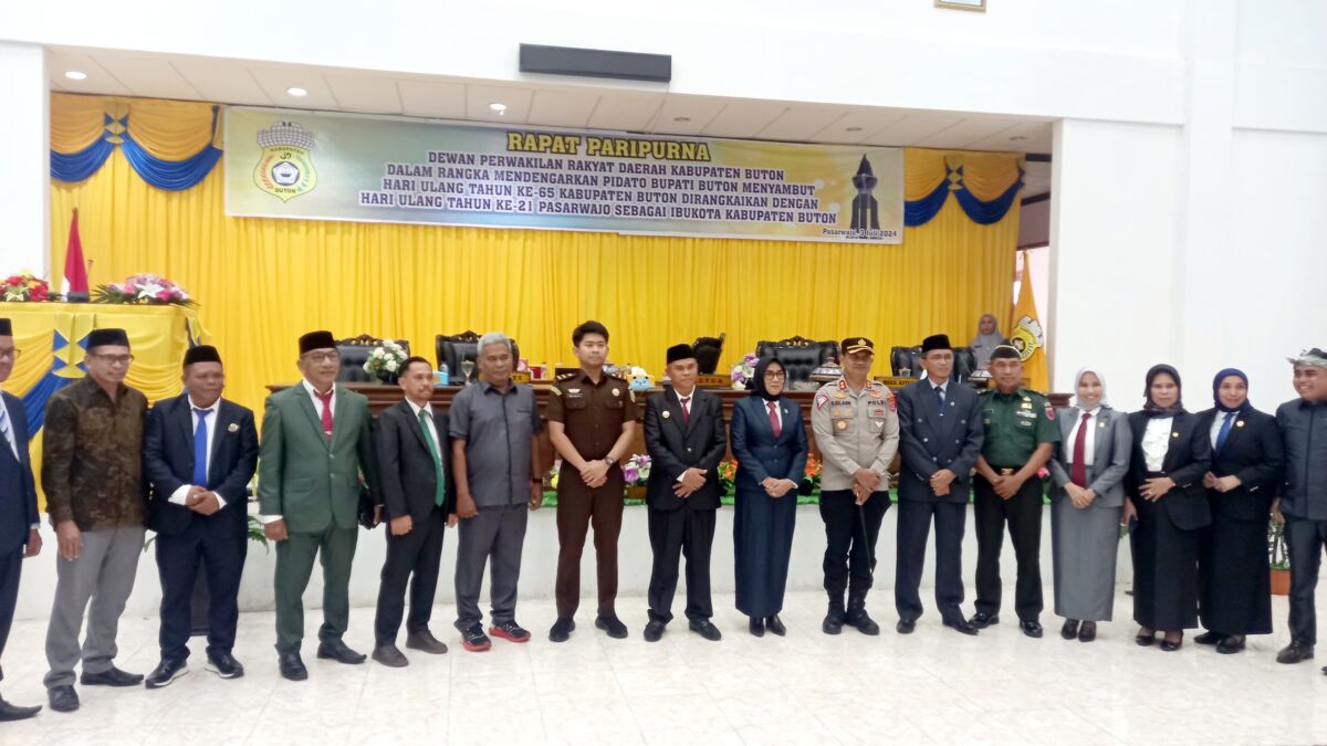 DPRD Buton Gelar Sidang Paripurna HUT Buton ke 65 DPRD Buton Gelar Sidang Paripurna HUT Buton ke 65