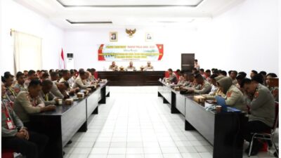 Polres Buton Gelar Latpra Ops Jelang Pilkada