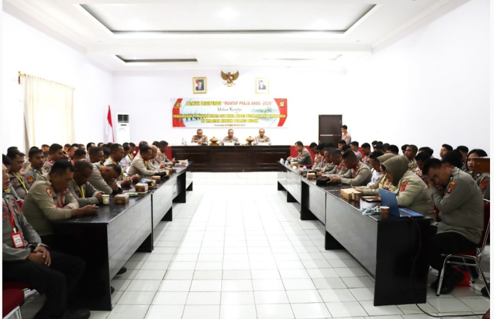 Polres Buton Gelar Latpra Ops Jelang Pilkada