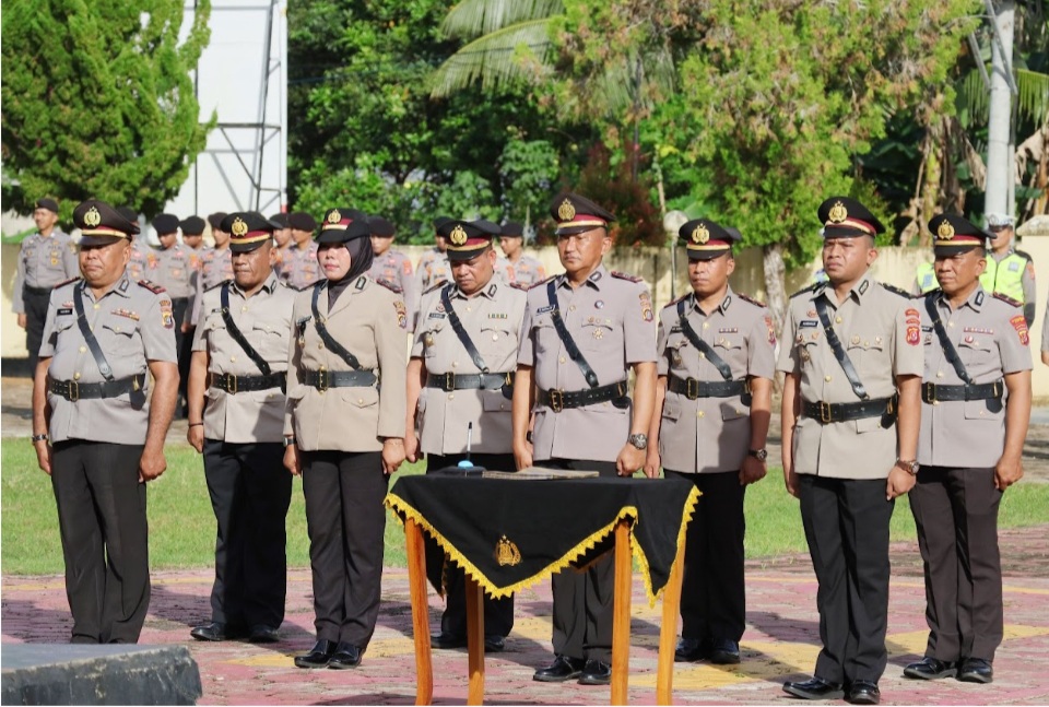 Lima Pejabat Utama Polres Buton Berganti, Ini Daftarnya