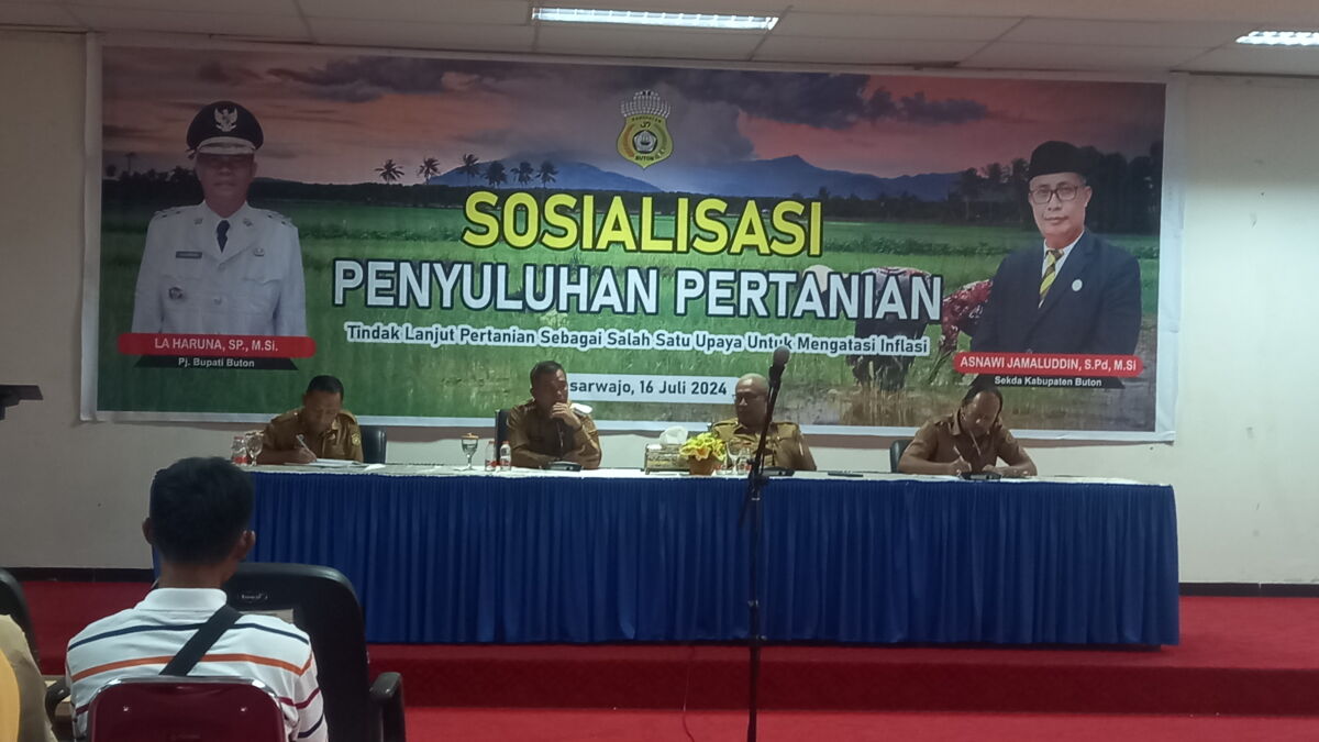 Pj Bupati Buton Gagas Program "Petani Millenial"