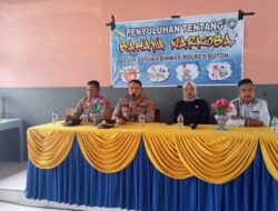 Satbinmas Polres Buton beri Penyuluhan di SMP Negeri 19 Buton