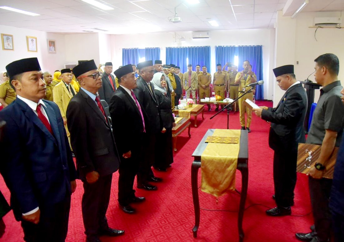 Lima Pejabat Eselon II di Buton Dilantik