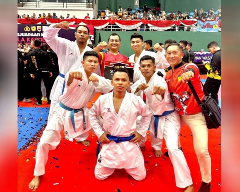 Kejurnas Karate Kapolri Cup, Tim Karate Polda Sultra Sabet Lima Medali