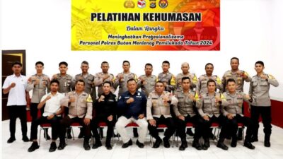 Polres Buton Gelar Pelatihan Kehumasan