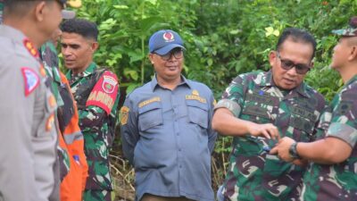 Sekda Buton dan Dandim Buton Tinjau Lokasi Pembangunan Yonif di Desa Gunung Jaya