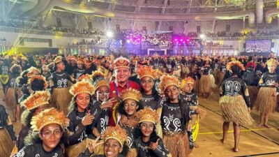 Pj. Gubernur Sultra Hadiri Puncak Peringatan HAN ke-40 di Papua