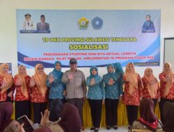 TP PKK Provinsi Sultra Sosialisasi Pencegahan Stunting di Buton