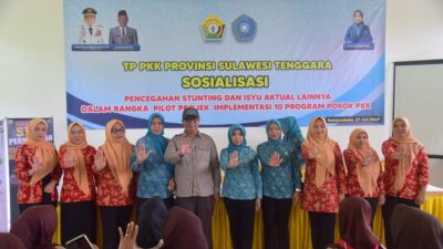 TP PKK Provinsi Sultra Sosialisasi Pencegahan Stunting di Buton