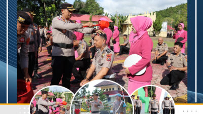 20 Personel Polres Buton Naik Pangkat